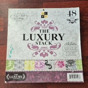 The Luxury Stack Printed Cardstock - Purple, Black, White